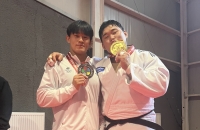 PMIK 후원 유도 국가대표 김민종·김종훈...‘울란바토르 그랜드슬램’서 금·은 합작